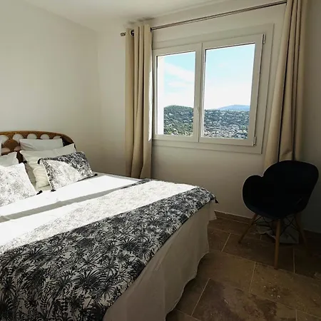 فندق مبيت وإفطار Cacharelle - Splendide Vue - Piscine Privee كافالير سور مير