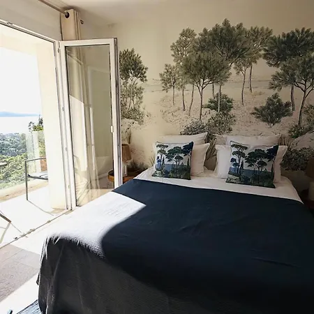 فندق مبيت وإفطار Cacharelle - Splendide Vue - Piscine Privee كافالير سور مير