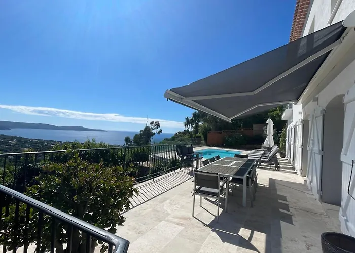 Villa Cacharelle - Splendide Vue Mer - Piscine Privee キャバレール・シュル・メール