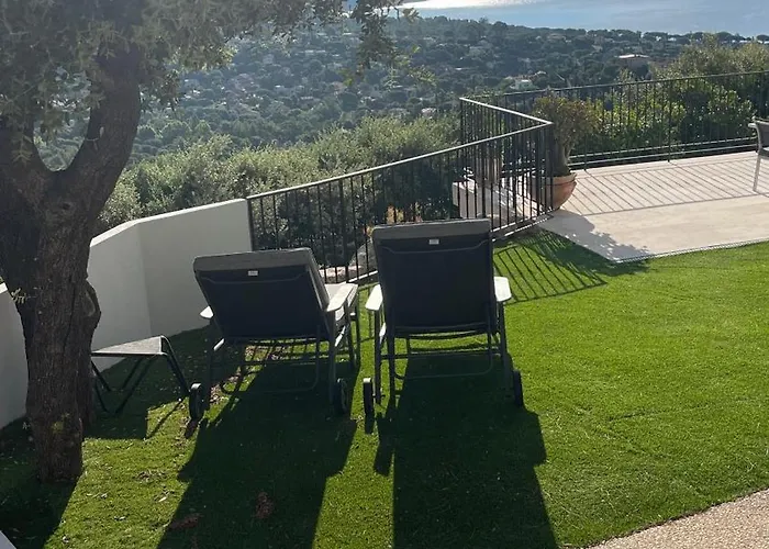 Bed & Breakfast Villa CACHARELLE - Bed&Breakfast - Suite exclusive 60m2 Splendide vue Mer - Piscine privée