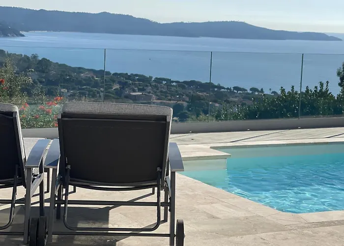 Villa Cacharelle - Splendide Vue Mer - Piscine Privee